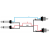 RED'S AU1450BX - kabel audio 5m 2xJ/2xRCA
